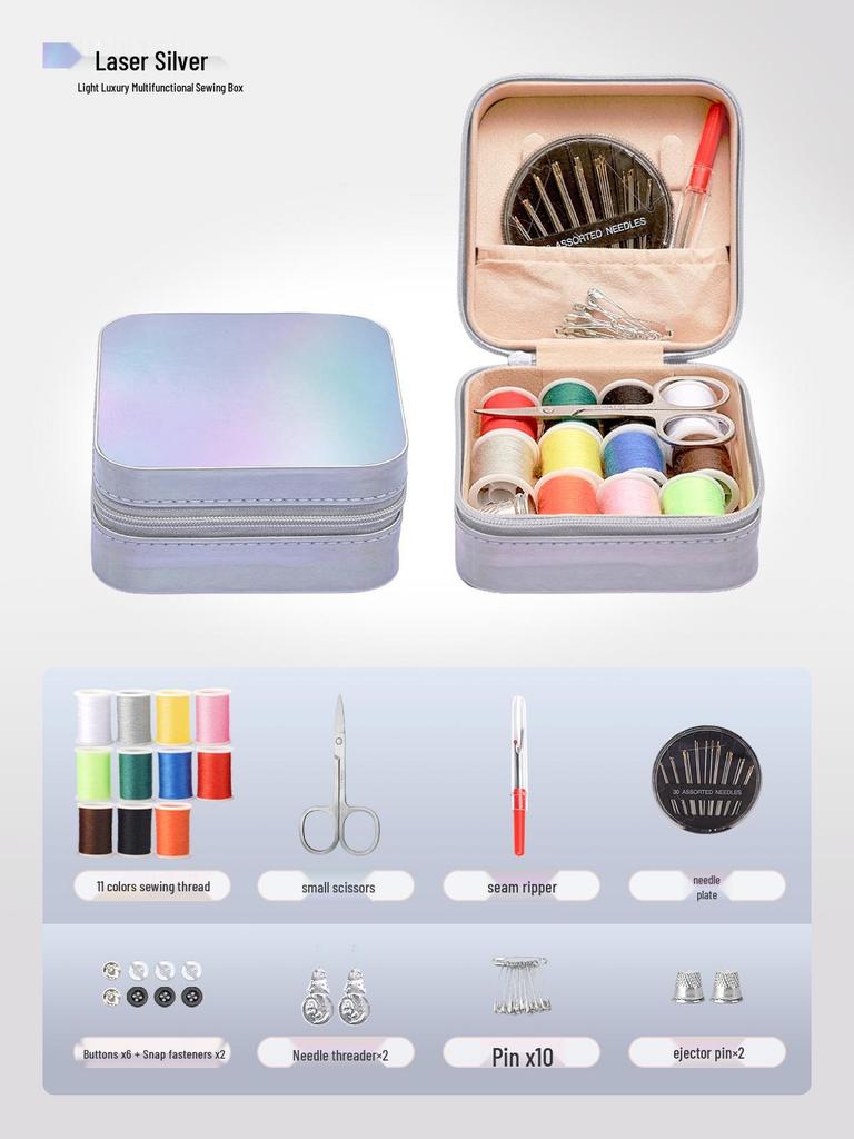 High-Quality Portable Needle & Thread Sewing Kit: Practical Mini Set for Home or Dormitory Mending