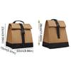 Adjustable Shoulder Strap Collapsible Cooler Lunch Bags Insulated Meal Container  Outdoor