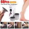 60pcs 43mm Foot Dead Skin SandpaperFor Electric Nail File Cuticle Callus Replaceable Sanding Paper Professional Pedicure