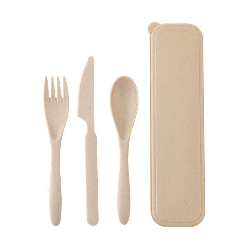 Abay Wheat Straw Reusable Travel Cutlery Set