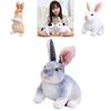 Cute Bunny Plush Toy Decorative Prop For Photography