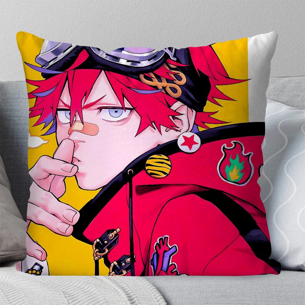 Manga G-Gokurakugai Pillow Case Square Pillow Bedroom Sofa Leisure Comfort Cushion Car Living Room Home Decoration 40X40