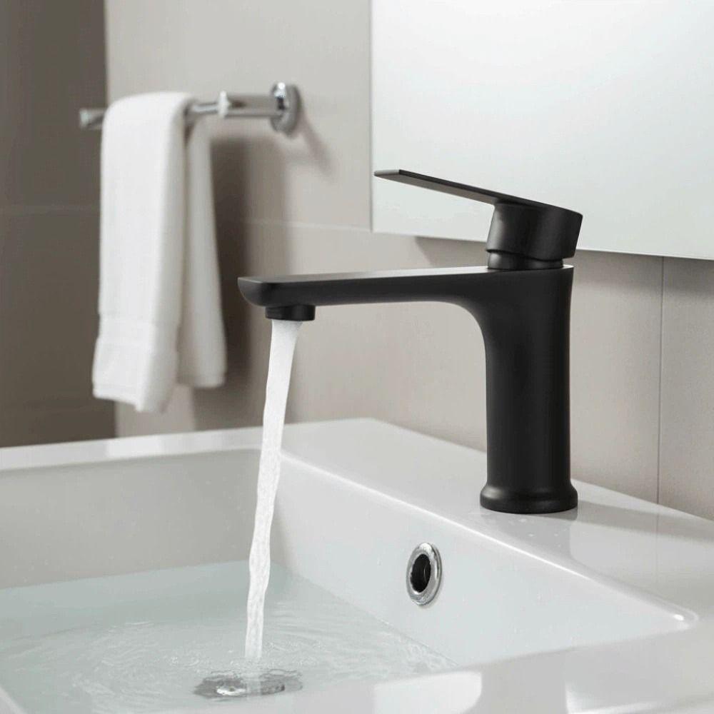 Rotary Switch Lavatory Basin Faucet Single Cold Kitchen Sink Faucet Bathroom Faucet  Guest Bath