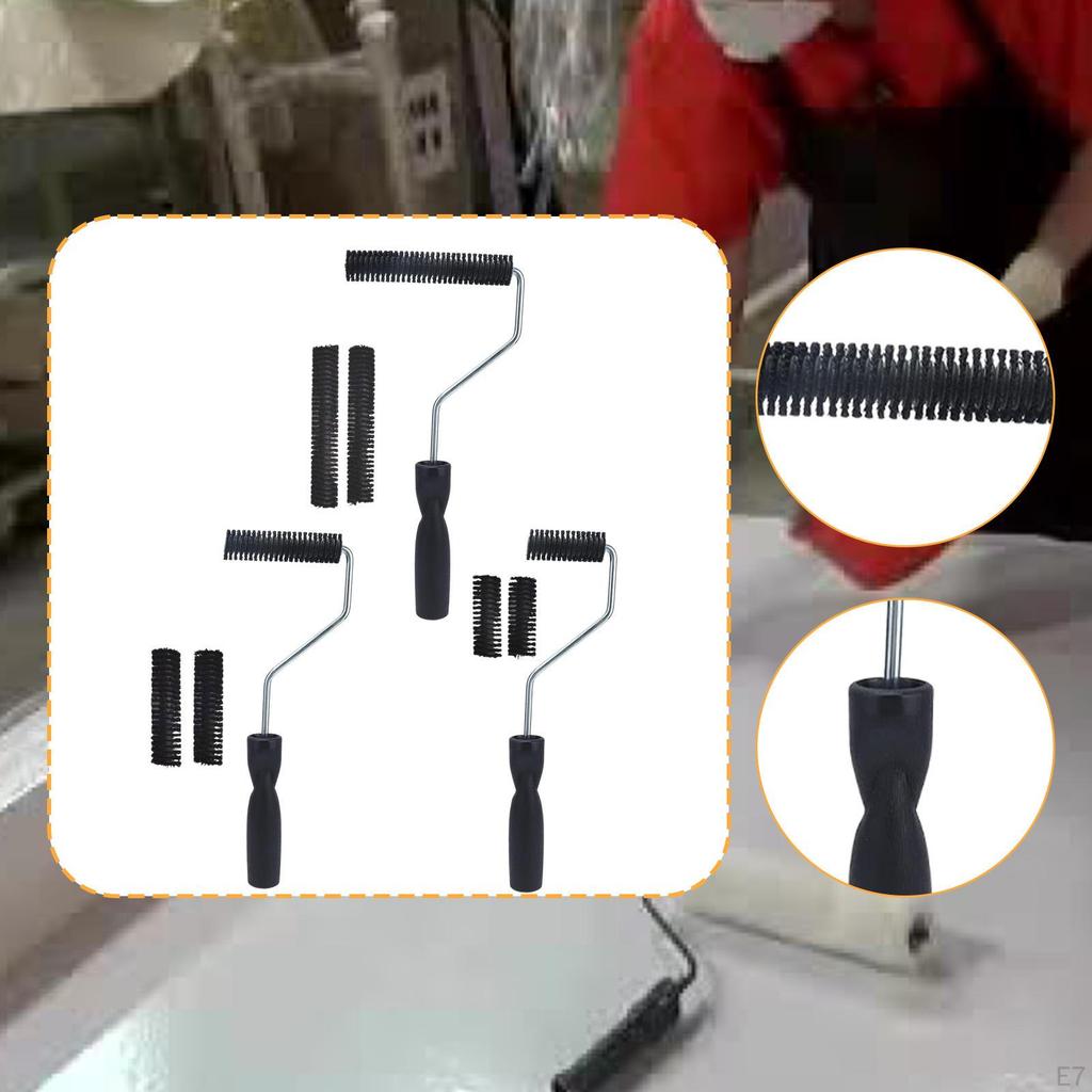 Ergonomiczny uchwyt Narzędzie wałek z włókna szklanego do usuwania pęcherzyków powietrza w pomieszczeniach i na zewnątrz