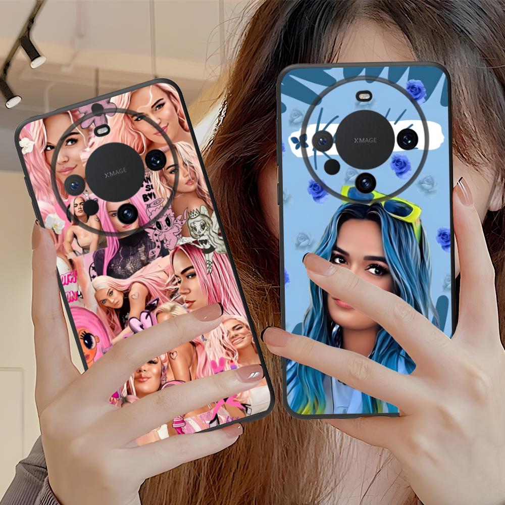 Karol G Latino Mobile Cell Phone Case for Huawei Mate 60 50 40 30 20 10 Pro Plus Lite E 5G Colorful Printing Cover Pretty Luxury