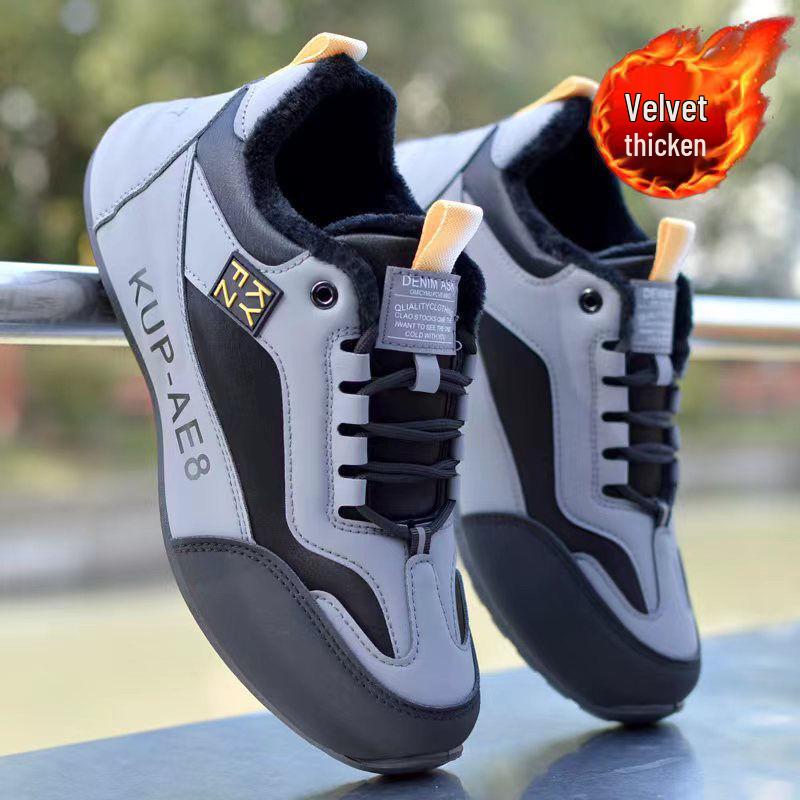 

2024 Men s Versatile Mesh & Leather Running and Casual Shoes for Spring, Autumn, and Winter. 44