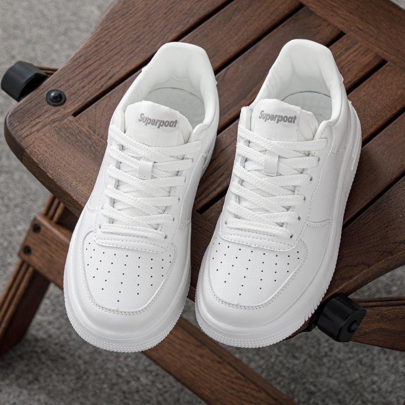 Couple little white shoes women's 2025 new popular platform little white shoes versatile student ins casual board shoes men's shoes