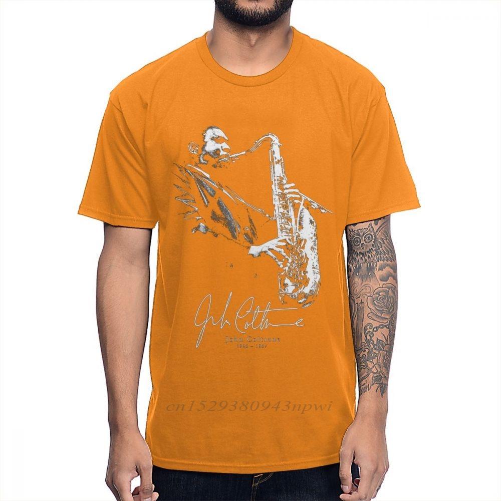 American Jazz Saxophonist And Composer Sax Music John Coltrane T Shirt 100 Cotton Graphic Cotton Tee Shirt