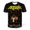 New Fashion Women/Men's 3D Print Anthrax Rock Casual T-shirts Hip Hop Tshirts Harajuku Styles Tops Clothing T01