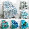 Sea Turtle Blanket Marine Animals Print Throw Blanket For Lightweight Cozy Soft Print Warm For Women Girl Gift King Full Size