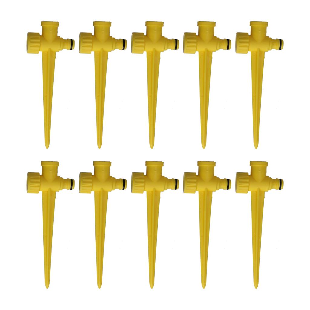 Lawn Sprinkler Spike 10PCS 1 2inch Female Thread Interface Plastic Garden Irrigation System Connector
