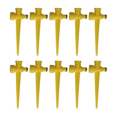 Arroseur de pelouse à piquet 10PCS Interface filetage femelle 1 2 pouce Connecteur en plastique pour système d'irrigation de jardin