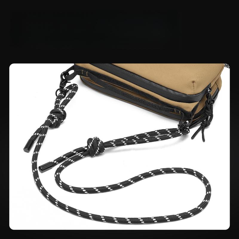 Fashion Crossbody Bags Men Casual Oxford Shoulder Bag for Men Ultra Lightweight Mini Crossbody Bag Waterproof Outdoor Sling Bags