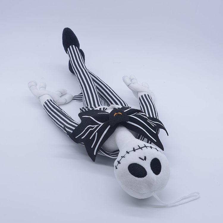 8 Style Cartoon Anime Skellington Dog Plush Toy Anime Cartoon JACK Bone Skeleton Skull Cosplay Santa Claus Soft Stuffed Toy Gift
