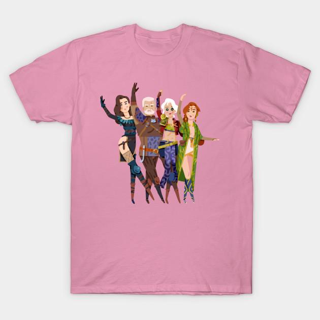 Dámské tričko Zaklínač 3 Roztomilý lov Harajuku potisk Kawaii tričko Letní s krátkým rukávem Dámské tričko Top