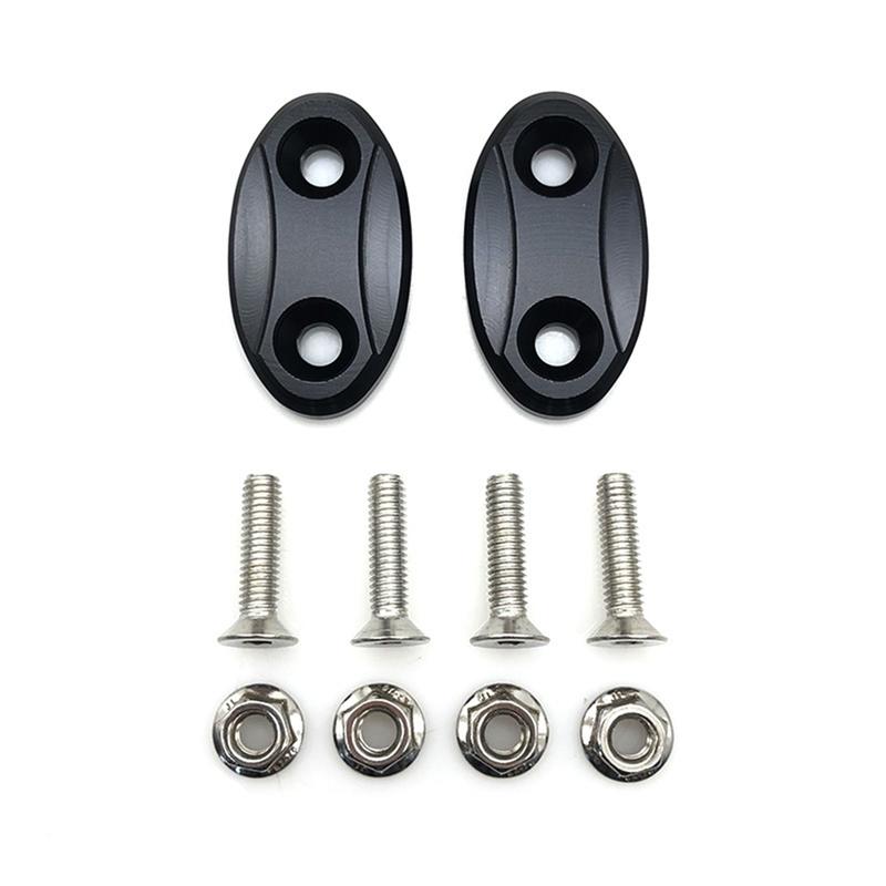 Motorcycle Block OFF Plate Rear View Mirror Hole Cover For BMW S1000RR 2009- YAMAHA R1 2007-2014 Accessories - Black