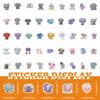 100 Colorful Elephant Stickers Decorate Luggage, Notebook, Scooter, Handbook, Children's Waterproof Stickers