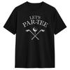 Men LetS Par Tee TShirts 100 Cotton Clothes Summer Y2K Basic ShortSleeved T Shirt ONeck Harajuku Loose Tee Shirt