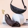 Leather Niche Design Premium Texture Croissant Bag Versatile Messenger Bag Women's Dumplings Croissant Bag Soft Leather Shoulder Bag