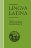 The Lingua Latina - Latin-English Vocabulary II : Roma Aeterna Book