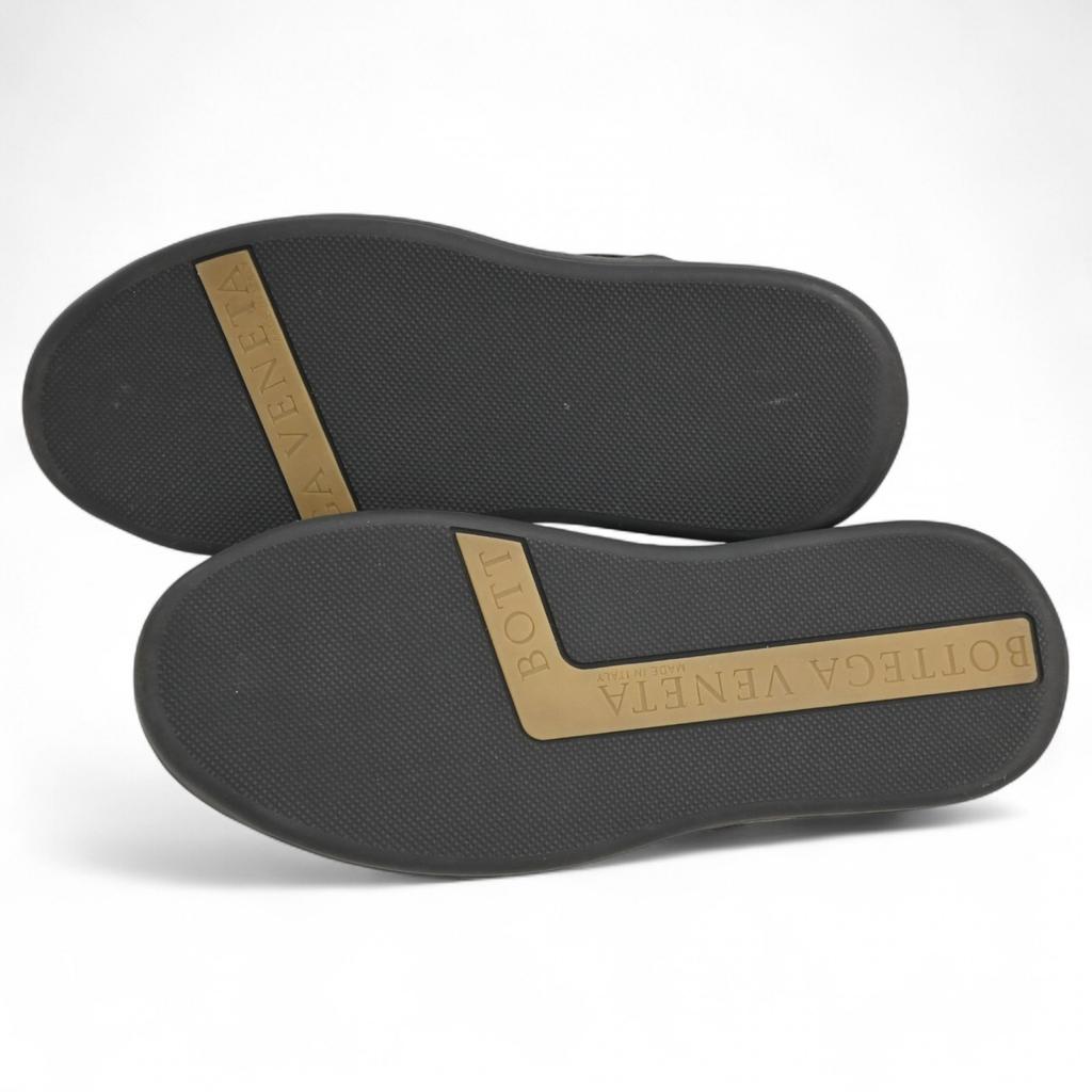 Autentyczne BOTTEGA VENETA Maxi Intrecciato Checker Wsuwane Buty Skórzane 35 bo5616cc