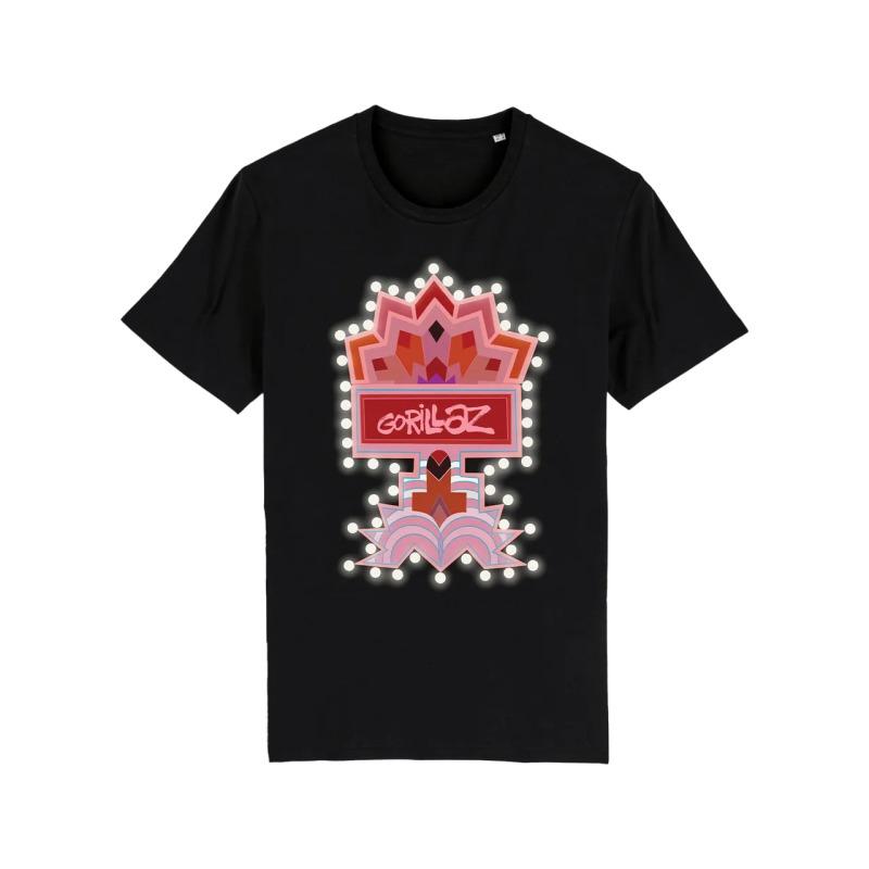 Summer (Virtual Band) Gorillaz Hip-Hop American Retro Polyester Casual Short-Sleeved Round-neck T-Shirt