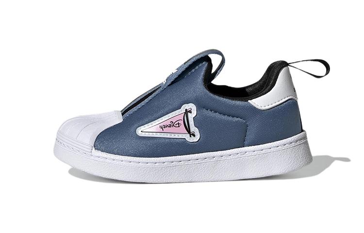 

Adidas Originals Superstar 360 X Slip Resistant Abrasion Resistant Low top Toddler Shoes Blue Infant And Toddler GY9219 26