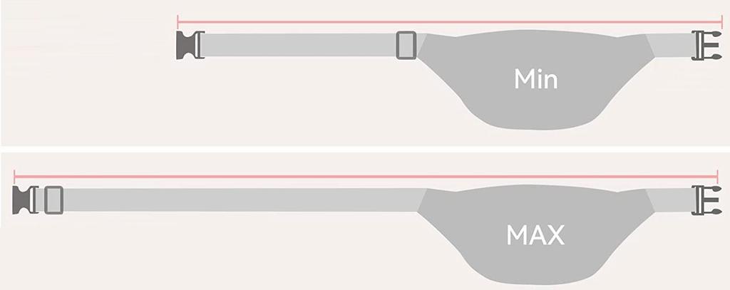 Lightweight Waist Bag Made of Polyester - NETi