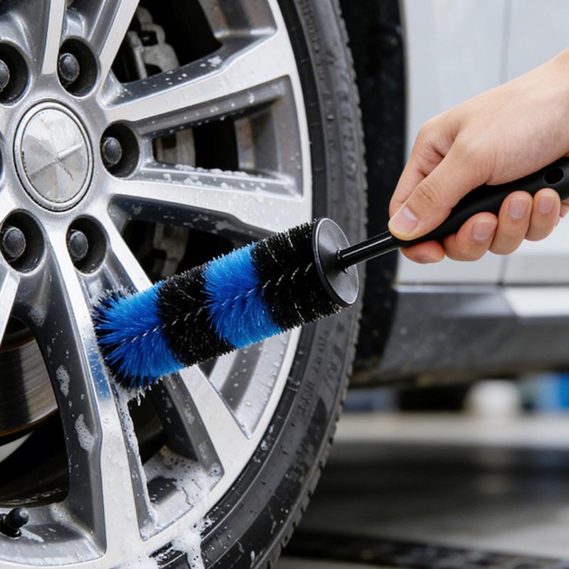 Spazzola per autolavaggio: Setola Morbida per Pneumatici, Ruote, Cerchioni, Motore e Scarico