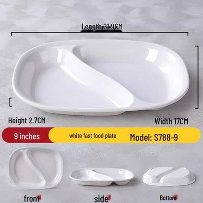 Melamine Divided Serving Tray