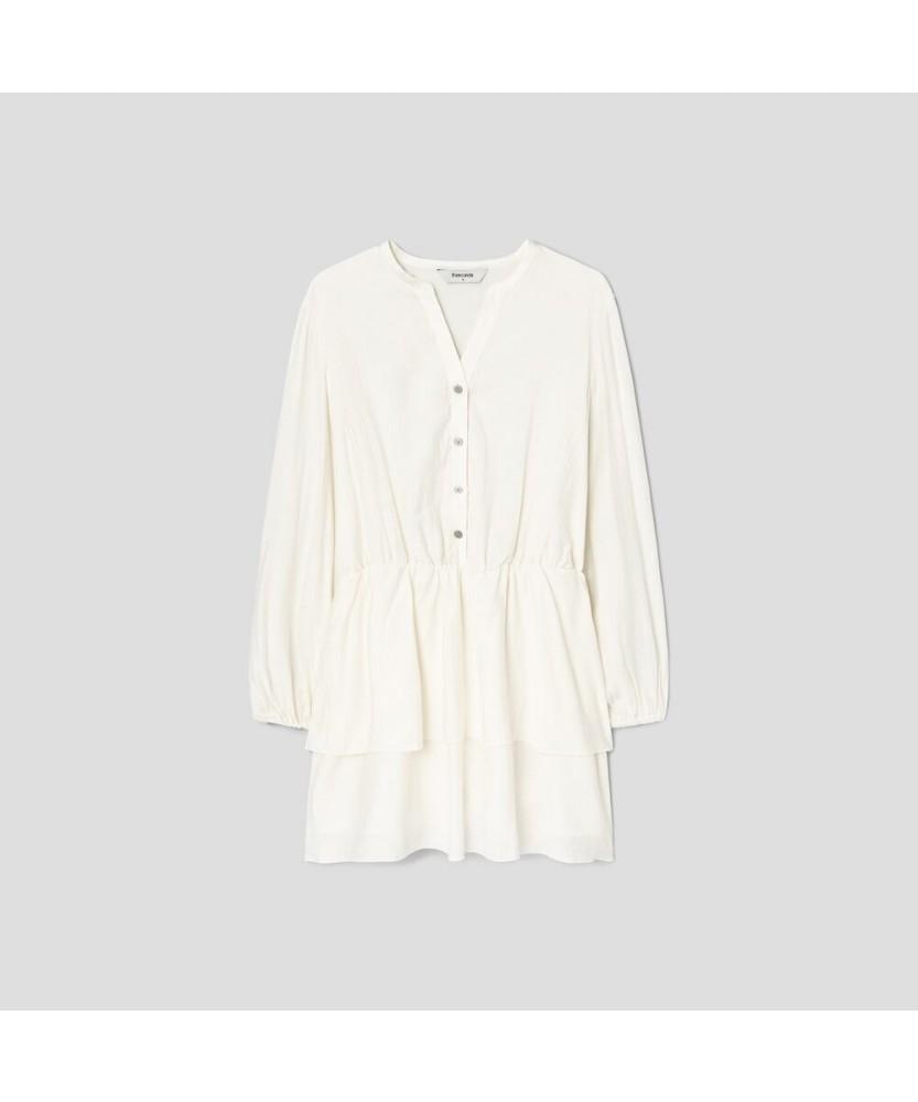 8SECONDS Long-Sleeved Mini Dress In Ivory