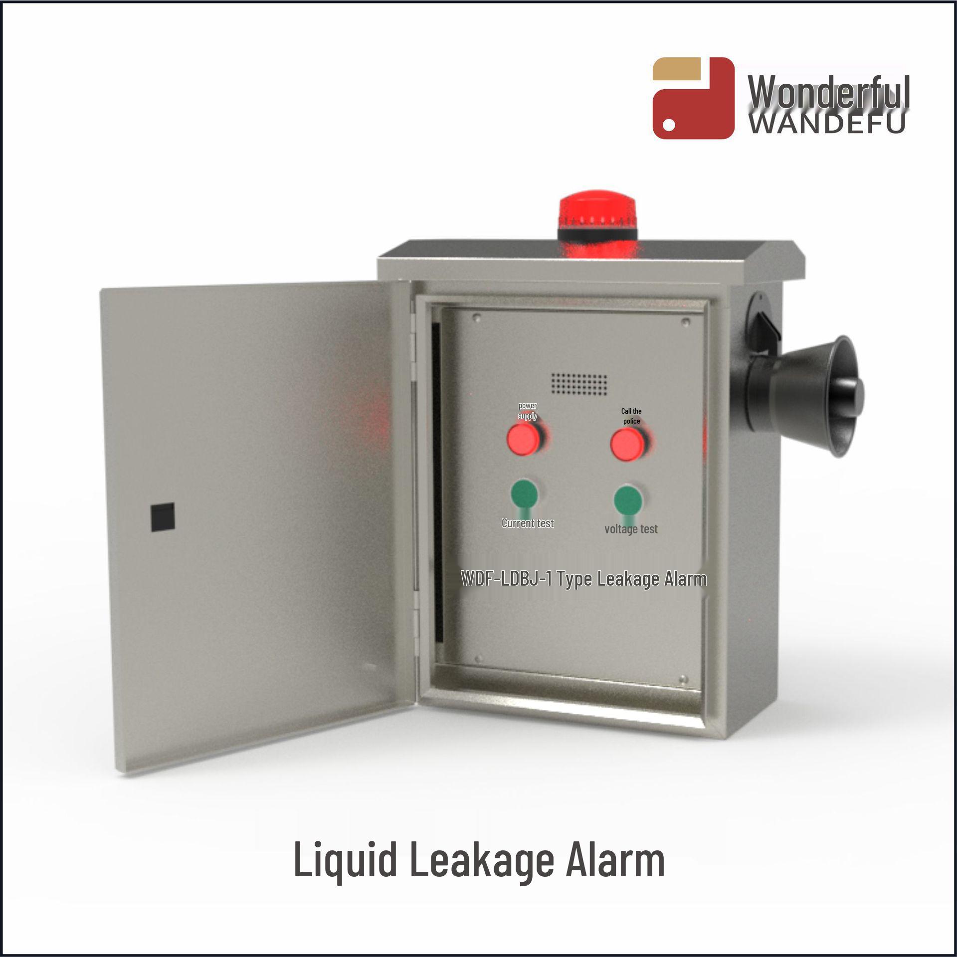 Rainwater Leakage Alarm with Sound and Light Alert Custom Size