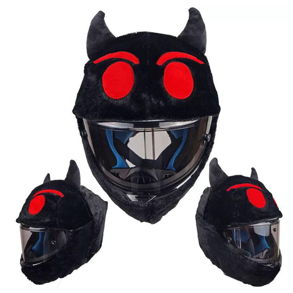 Caschi per Moto Cartoni Animati Copertura Protettiva Peluche per Casco Coperture Integrali per Casco per Halloween Divertimento all'Aperto Caschi Personalizzati