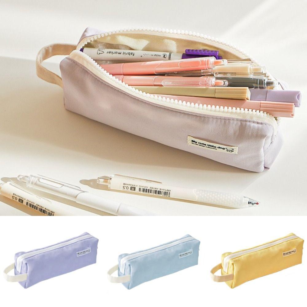 Velkokapacitní studentské kancelářské pouzdro na zip, penál, studentské potřeby