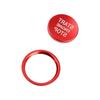 Start Stop Button Protector Corrosion Resistant Aluminum Car Button Cover Engine Start Stop Protector for Vehicles