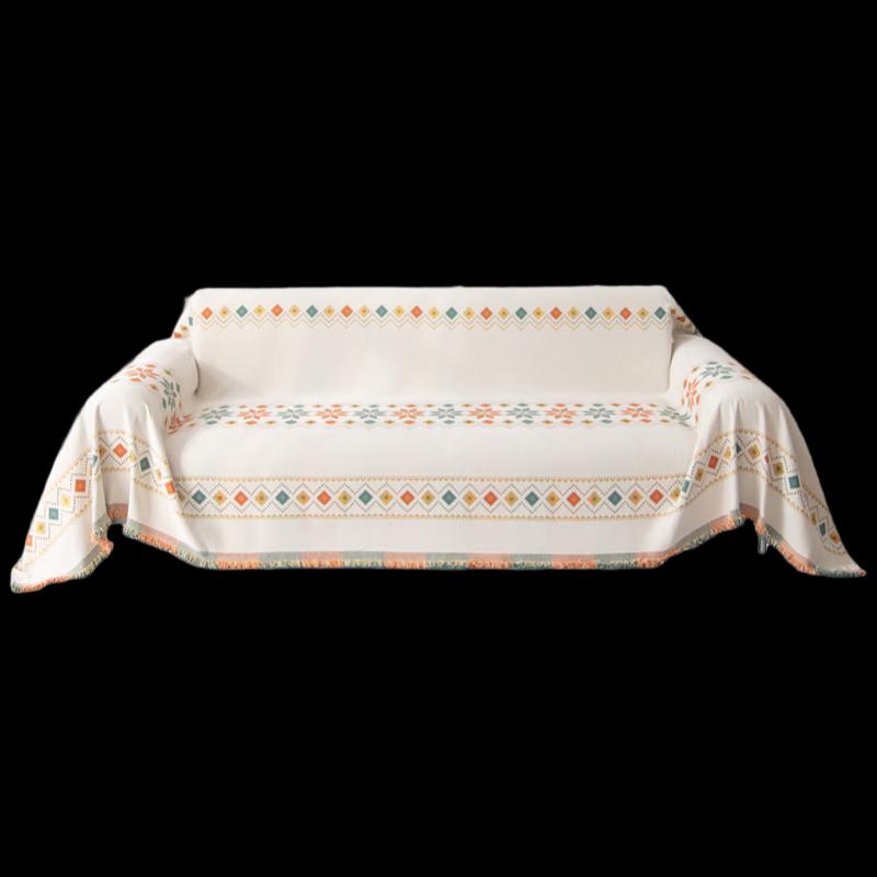 Nordycki Boho Retro Narzuta na Sofę