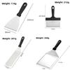 Stainless Steel Steak And Pancake Spatula With Long Handle For Home Kitchen Cooking