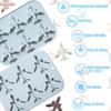 Airplane Fondant Silicone Mold, 3D Airplane Ice Cube Tray, Aircraft Silicone Chocolate Candy Mold, Airplane Shape Baking Mould for Mousse, Jellies,