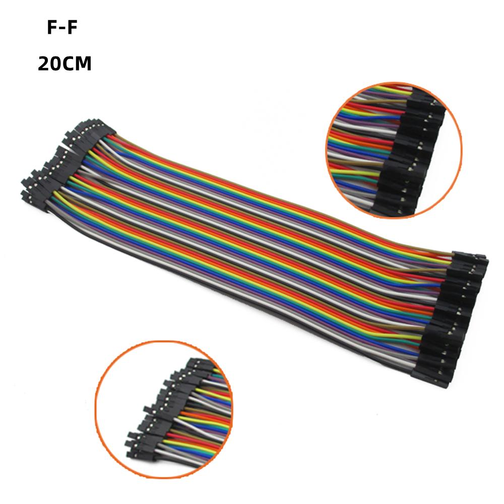 40PIN 10CM 20CM 30CM Dupont Line Male to Male + Female to Male and Female to Female Jumper Dupont Wire Cable for arduino DIY KIT
