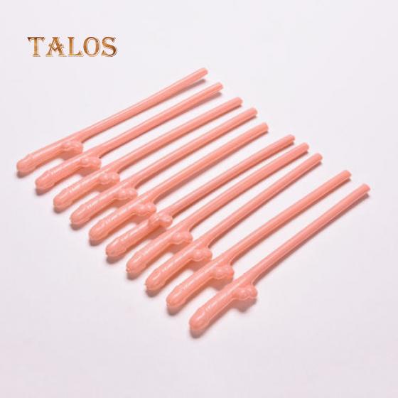 10Pcs/Set Penis Drinking Straws Hens Night Bachelorette Party Favors Decors Decoration