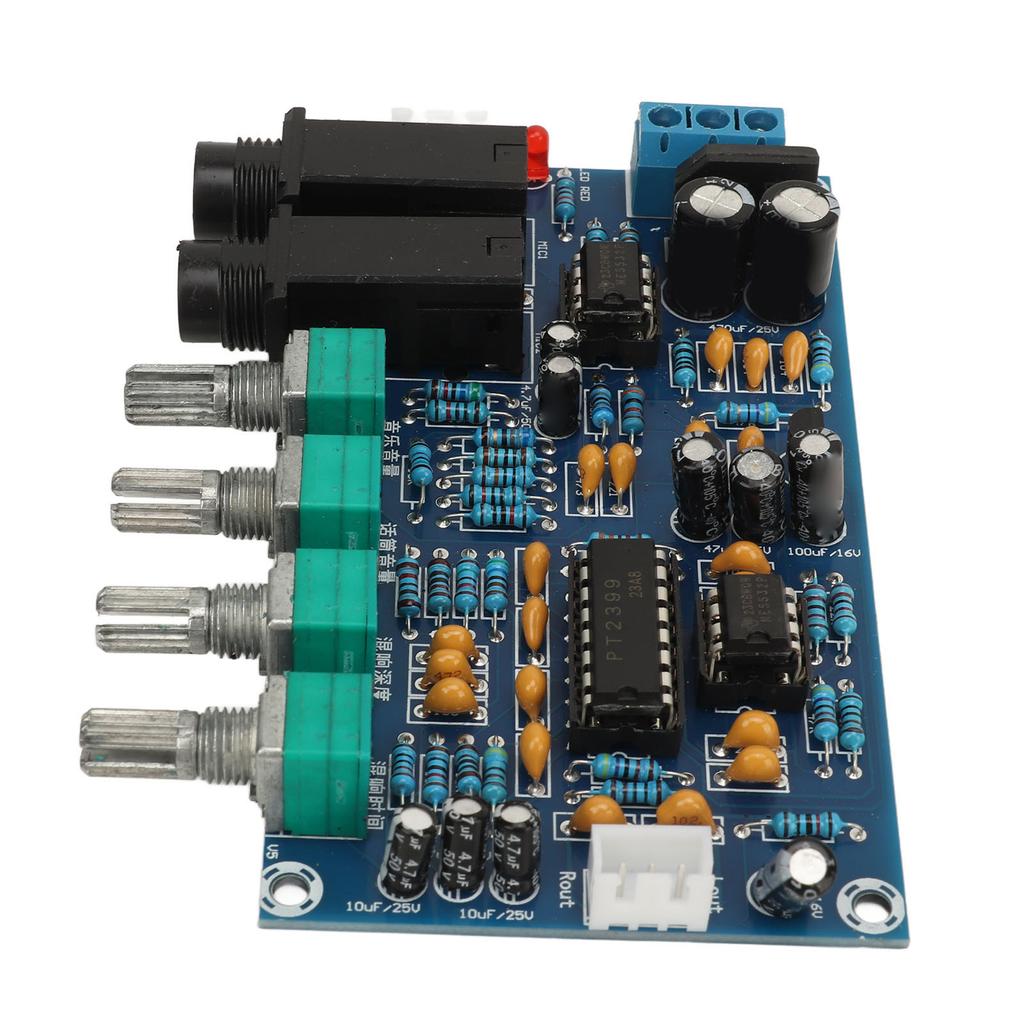 Reverberation Board Microphone Reverb Plate PT2399 Chip PCB Microphone Reverb Board Electronic