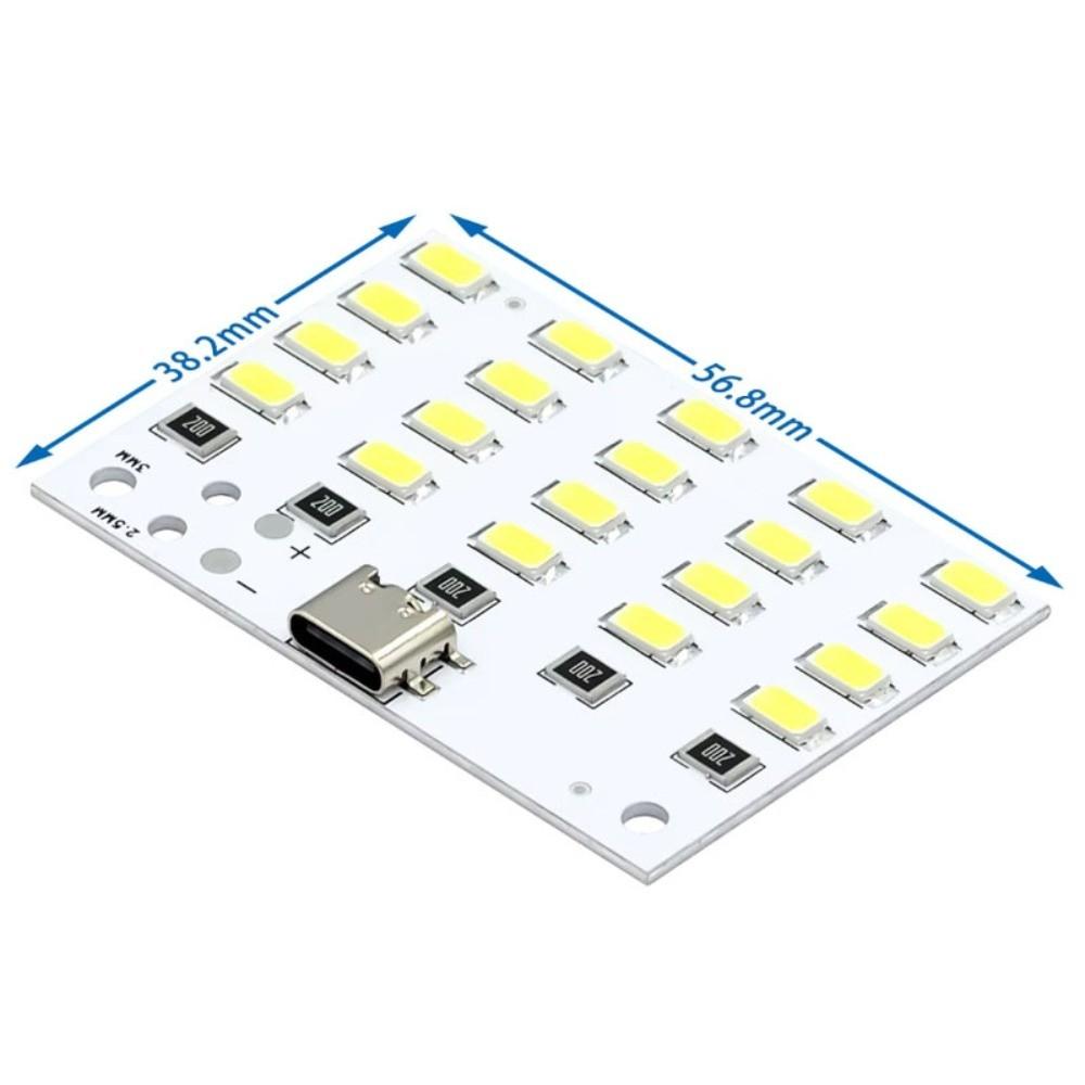 High Quality 8/12/16/20 Beads 5730 SMD LED Panel 430mA~470mA 5V Power LED Lighting Board White Light USB LED Light Power Outage