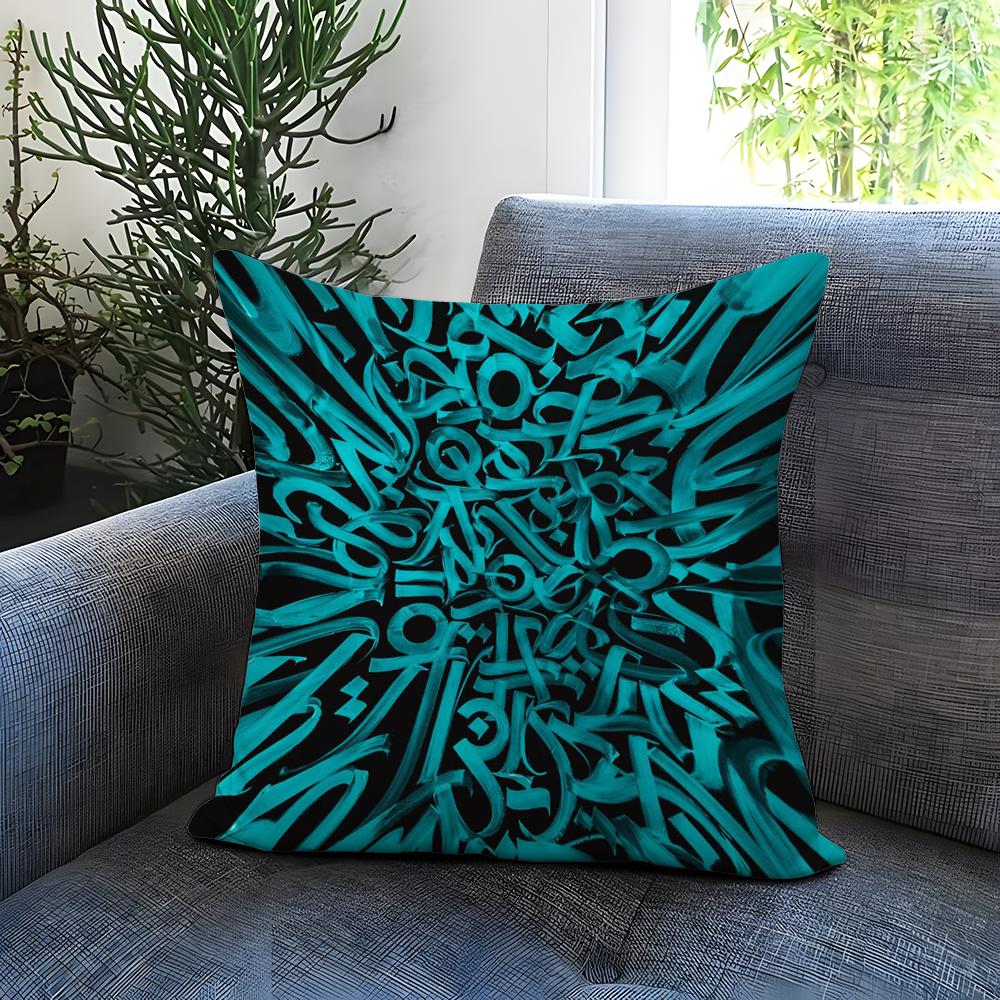 Art P-Pokras L-Lampas Cushion Cover Comfortable Reversible Pillow Cover Ideal for Car Sofa Bedroom & Beyond