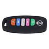 Car Remote Control Teether Silicone Relieve Soreness BPA Free Soft Safety Baby Teething Toy for Toddler Infants Black