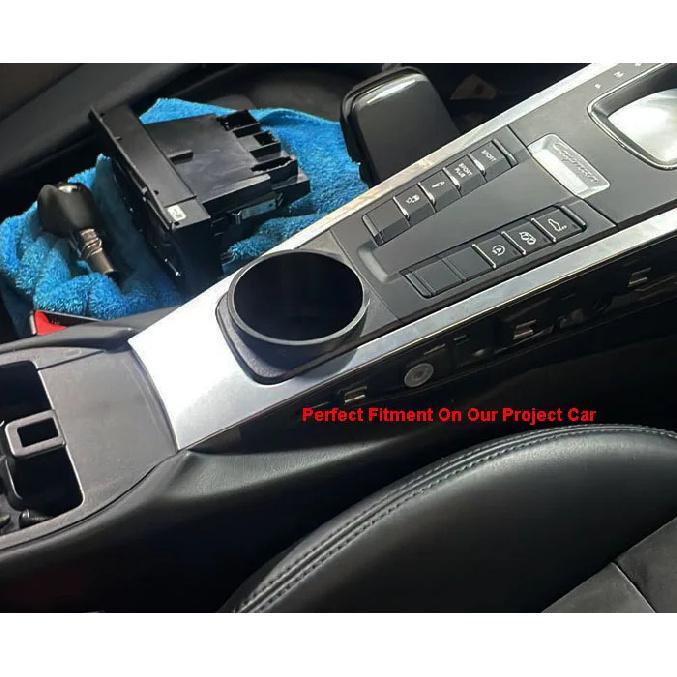 

One Piece Car Center Console CupHolder Cup Holder Drink Holder Replacement For Porsche Cayman & Boxster 981 718 / 911 991