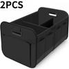 SUV Car Trunk Organizer Collapsible Storage Box 600D Oxford Fabric with Reinforced Handles Multiple Compartments for Vehicle