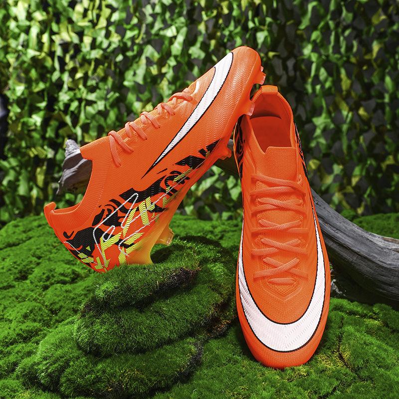 Neue nahtlose Fußballschuhe in Übergröße, Spikes, Studenten, Jugendliche, Jungen und Mädchen, Rasen-Trainings- und Wettkampfschuhe