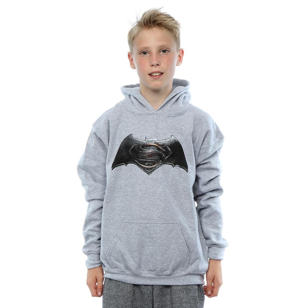 DC Comics Boys Batman V Superman Logo Hoodie