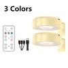 2/3Pcs Picture Lights for Wall Rechargeable Poster Lights Dimmable Wall Decor Light 3 Lighting Modes for Picture Frame Paintings