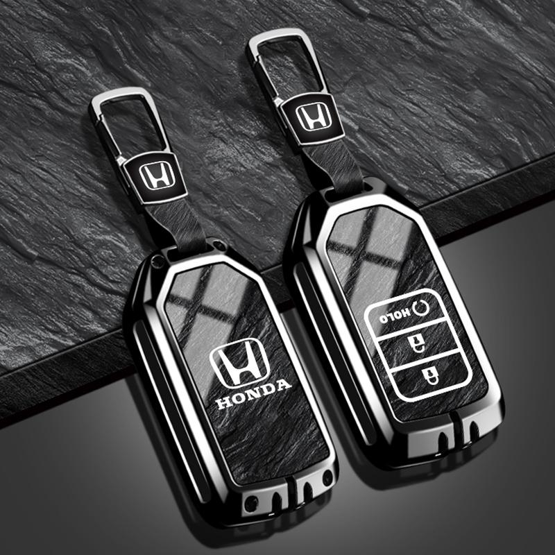 Car Accessories For Honda CR-V 6th 2023 2024 2025 CRV TPU Plastic Auto Key Case Cover Holder Zinc Alloy Protector Keychain Shell